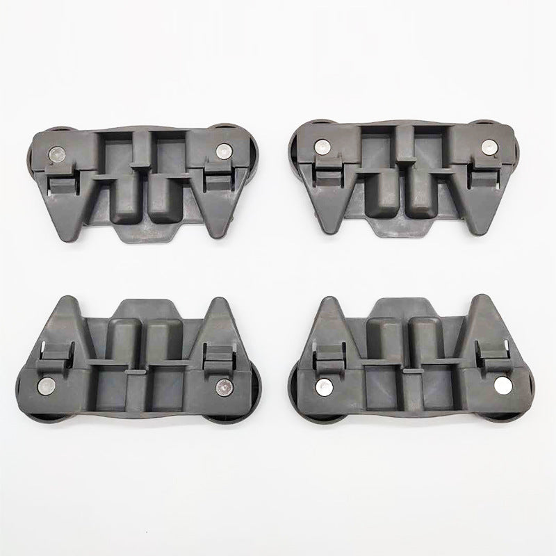 W10195416V X 4 Dishwasher Lower Dishrack Wheel / Roller Assembly Fit for Whirlpool Maytag Amana KitchenAid JennAir